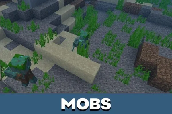 Mobs from Endless Ocean Mod for Minecraft PE