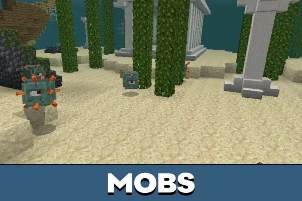 Mobs from Survive the Disaster Map for Minecraft PE