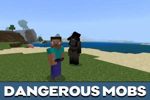 Mobs from Witch Core Mod for Minecraft PE