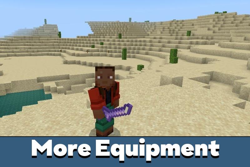 More Equipment Mod for Minecraft PE