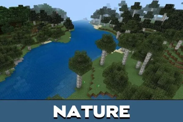 Nature from Leaves Texture Pack for Minecraft PE