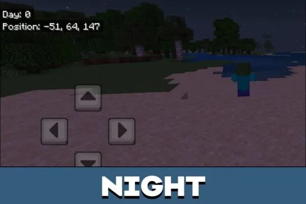 Night from Day Counter Mod for Minecraft PE