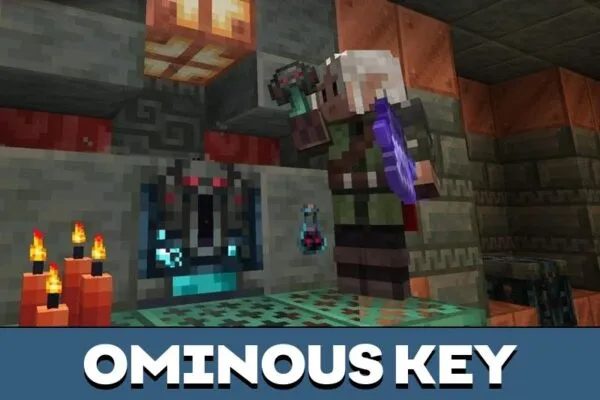 Ominous Trial Key from Minecraft PE 1.21