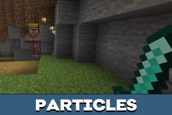 Particles from Realistic Damage Texture Pack for Minecraft PE