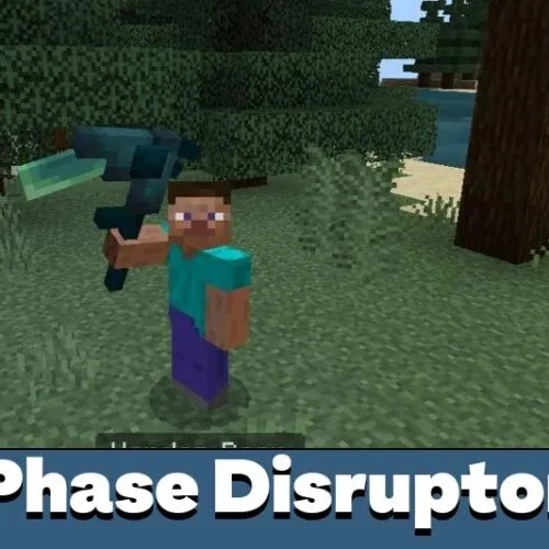 Phase Disruptor Tools Mod for Minecraft PE