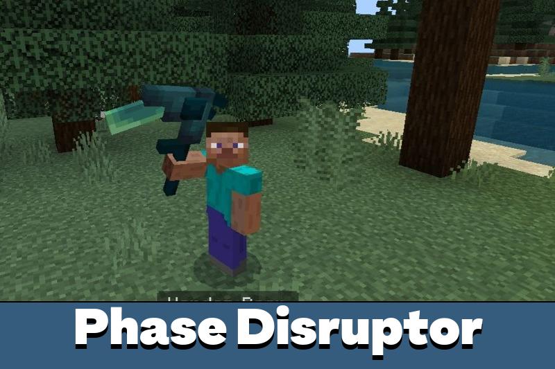 Phase Disruptor Tools Mod for Minecraft PE