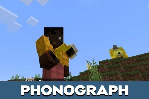 Phonograph from Plants vs Zombies Mod for Minecraft PE