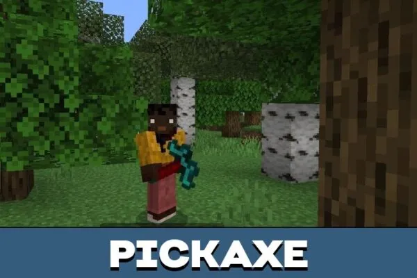 Pickaxe from Oceanite Mod for Minecraft PE