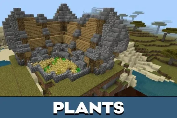 Plants from Build Craft Mod for Minecraft PE