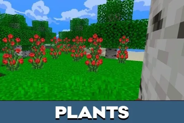 Plants from Bumbli Graphics Texture Pack for Minecraft PE