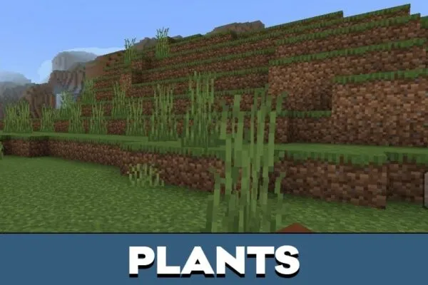 Plants from Leaves Texture Pack for Minecraft PE