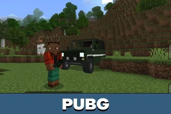 PUBG from Military Cars Mod for Minecraft PE