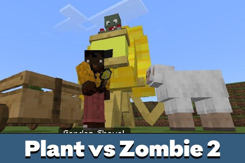 Plants vs Zombies 2 Mod for Minecraft PE