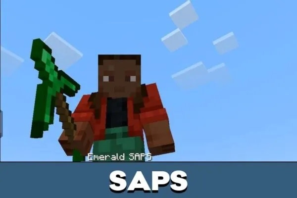 SAPS from More Equipment Mod for Minecraft PE