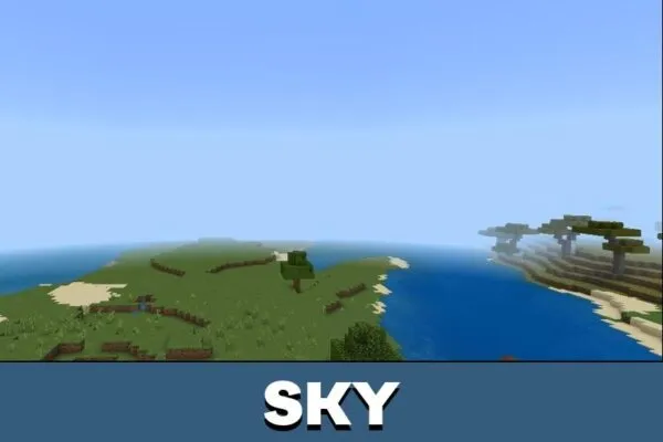 Sky from Dynamic Fog Mod for Minecraft PE