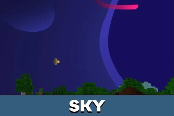 Sky from Shadow Smash Texture Pack for Minecraft PE