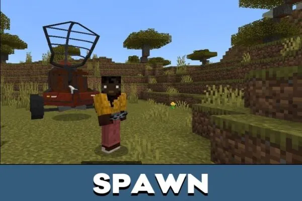 Spawn from Future Cars Mod for Minecraft PE