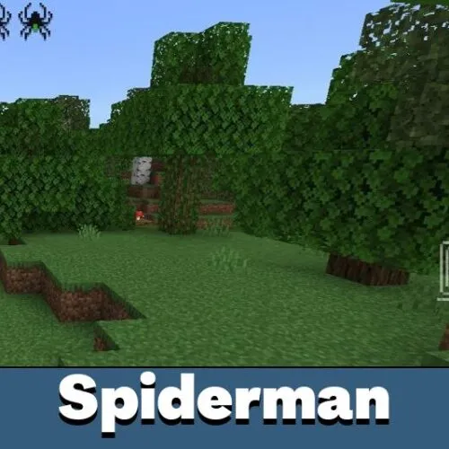 Spiderman Hotbar Texture Pack for Minecraft PE