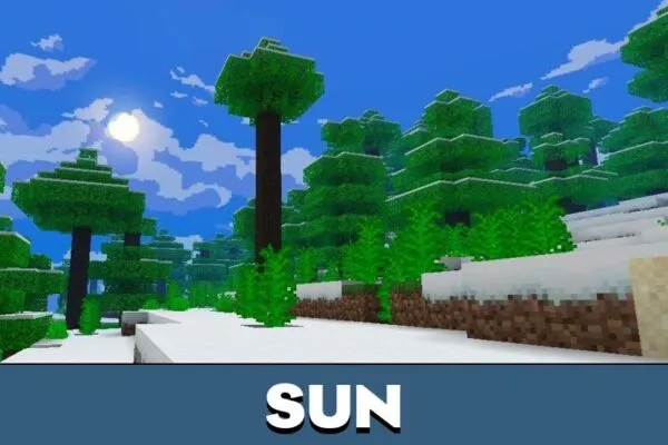 Sun from Bumbli Graphics Texture Pack for Minecraft PE