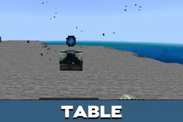 Table from Hogs Enchant Mod for Minecraft PE