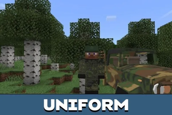 Uniform from Military Armor Mod for Minecraft PE