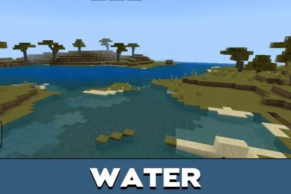 Water from Solitude Shader for Minecraft PE