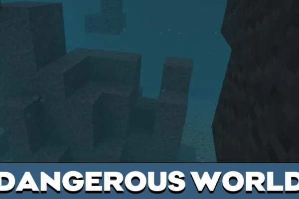 Dangerous World from All Stone is Water Mod for Minecraft PE