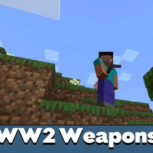 WW2 Weapons Mod for Minecraft PE