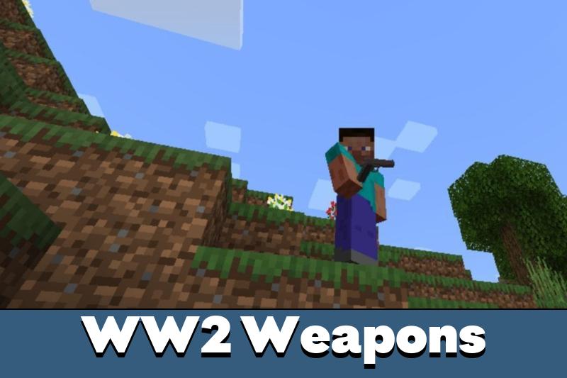 WW2 Weapons Mod for Minecraft PE