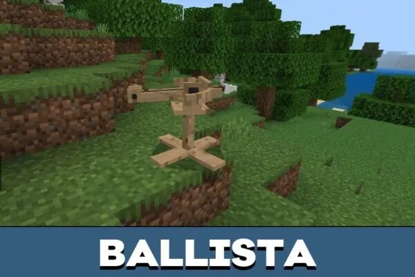 Ballista from Defensive Measures Mod for Minecraft PE