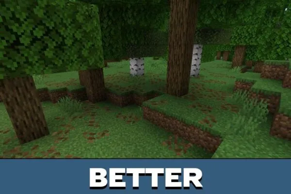 Better Graphics from Shadow Texture Pack for Minecraft PE