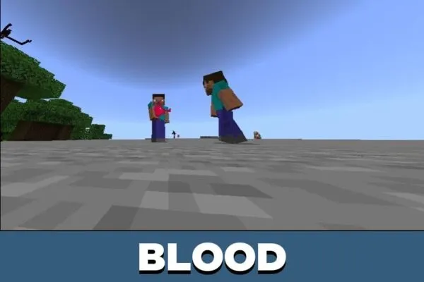 Blood from The Man from the Fog Mod for Minecraft PE