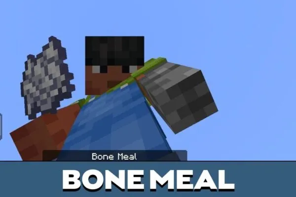 Bone Meal from Lava One Block Mod for Minecraft PE