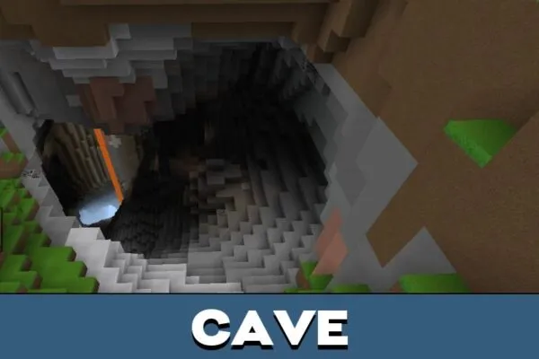 Cave from Firewolf Texture Pack for Minecraft PE