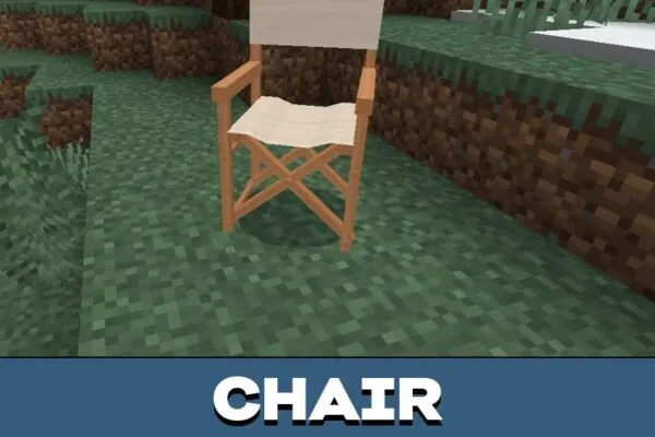 Chair from Exotic Furniture Mod for Minecraft PE