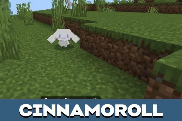 Cinnamoroll from Sanrioverse Mod for Minecraft PE