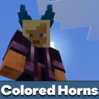 Colored Horns Mod for Minecraft PE