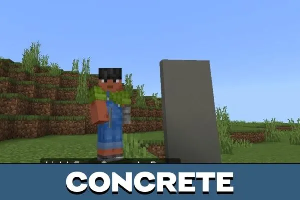 Concrete from Camouflage Door Mod for Minecraft PE