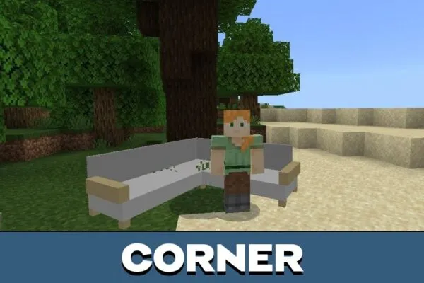 Corner from Couch Furnitures Mod for Minecraft PE