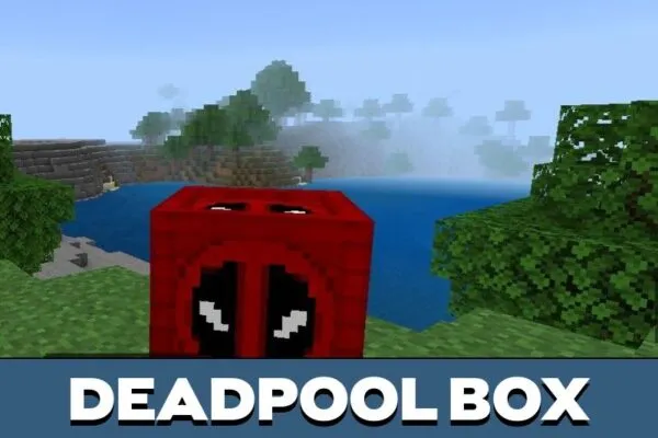 Deadpool Box from X Men Mod for Minecraft PE