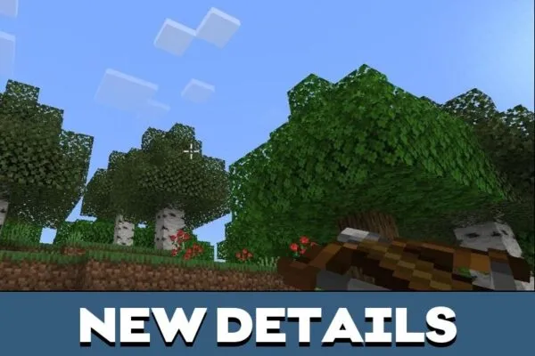 New Details Custom Crosshairs Texture Pack for Minecraft PE