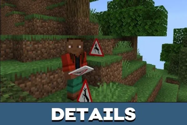 Details from Road Signs Mod for Minecraft PE