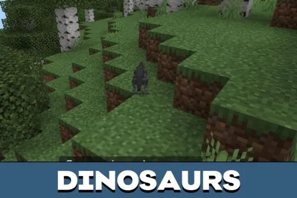 Dinosaurs from Jurassic World Dominion Mod for Minecraft PE