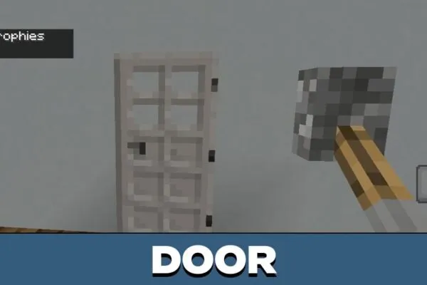 Door from One Room Escape Map for Minecraft PE