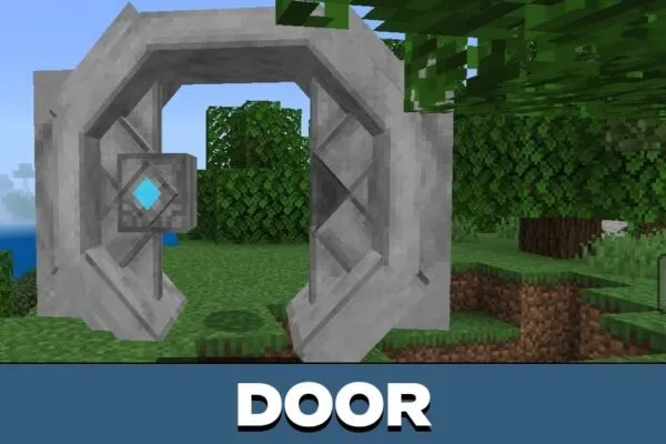 Door from X Men Mod for Minecraft PE