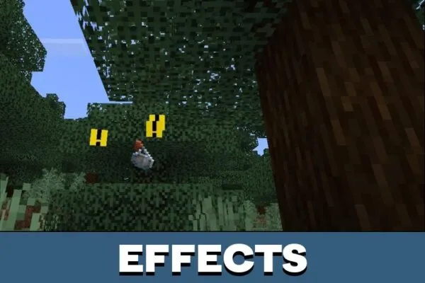 Effects from Invisibility Hider Texture Pack for Minecraft PE