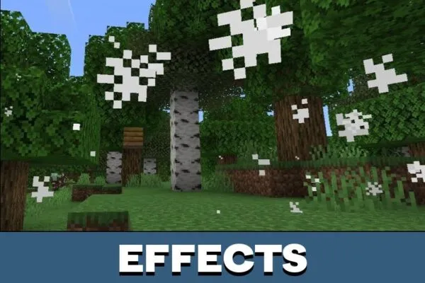 Effects from X Men Mod for Minecraft PE