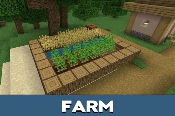 Farm from Edds Easy Harvest Mod for Minecraft PE