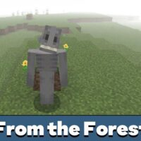 From the Forest Mod for Minecraft PE