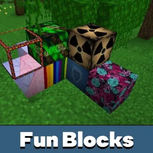 Fun Blocks Mod for Minecraft PE